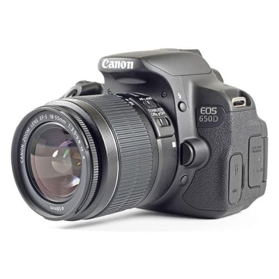 EOS 650D Reflex - Noir + Objectif Canon Zoom EF-S 18-55 mm f/3.5-5,6 IS STM f/3,5-5,6