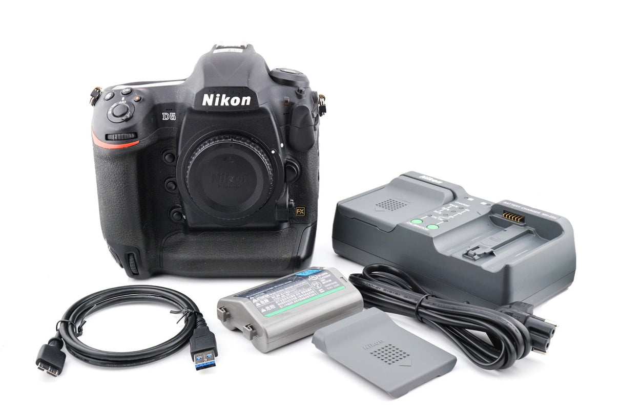 Nikon D5 + MH-26a Battery Charger - Refurbished Digital Camera (Black)