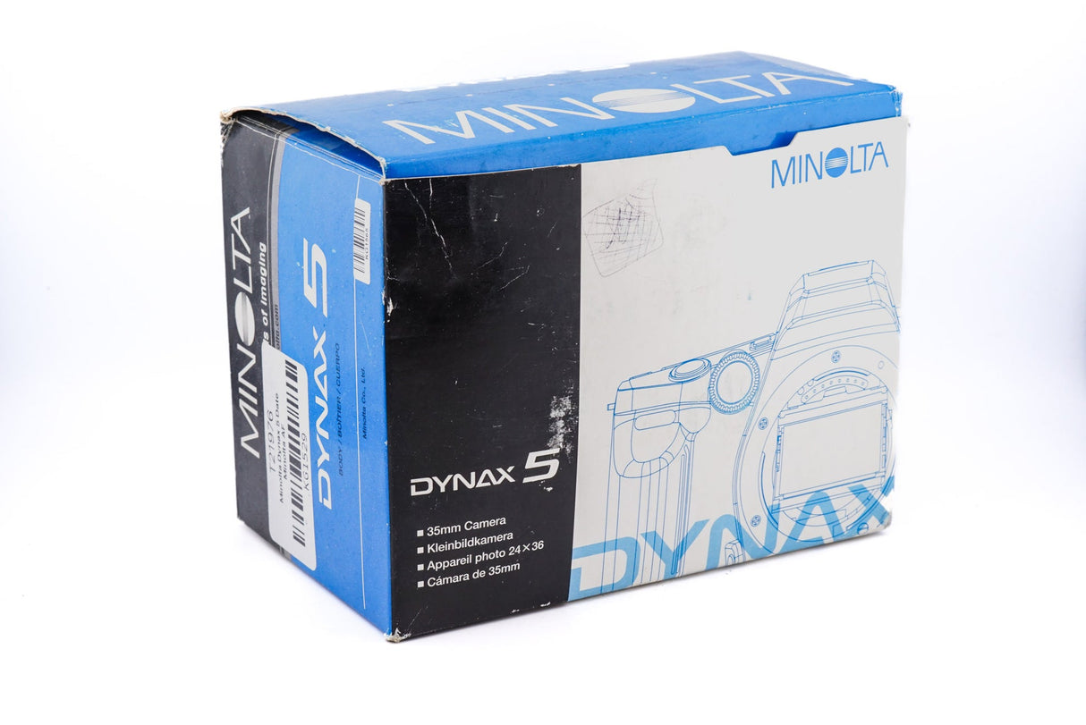 Minolta Dynax 5 Data