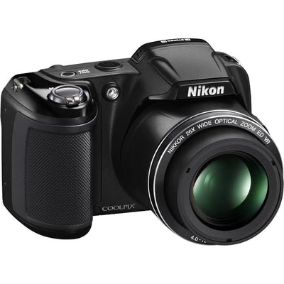 Compactcamera CoolPix L810 - Zwart + Nikon Nikkor 26X Wide Optical Zoom ED VR 4.0-104mm f/3.1-5.9