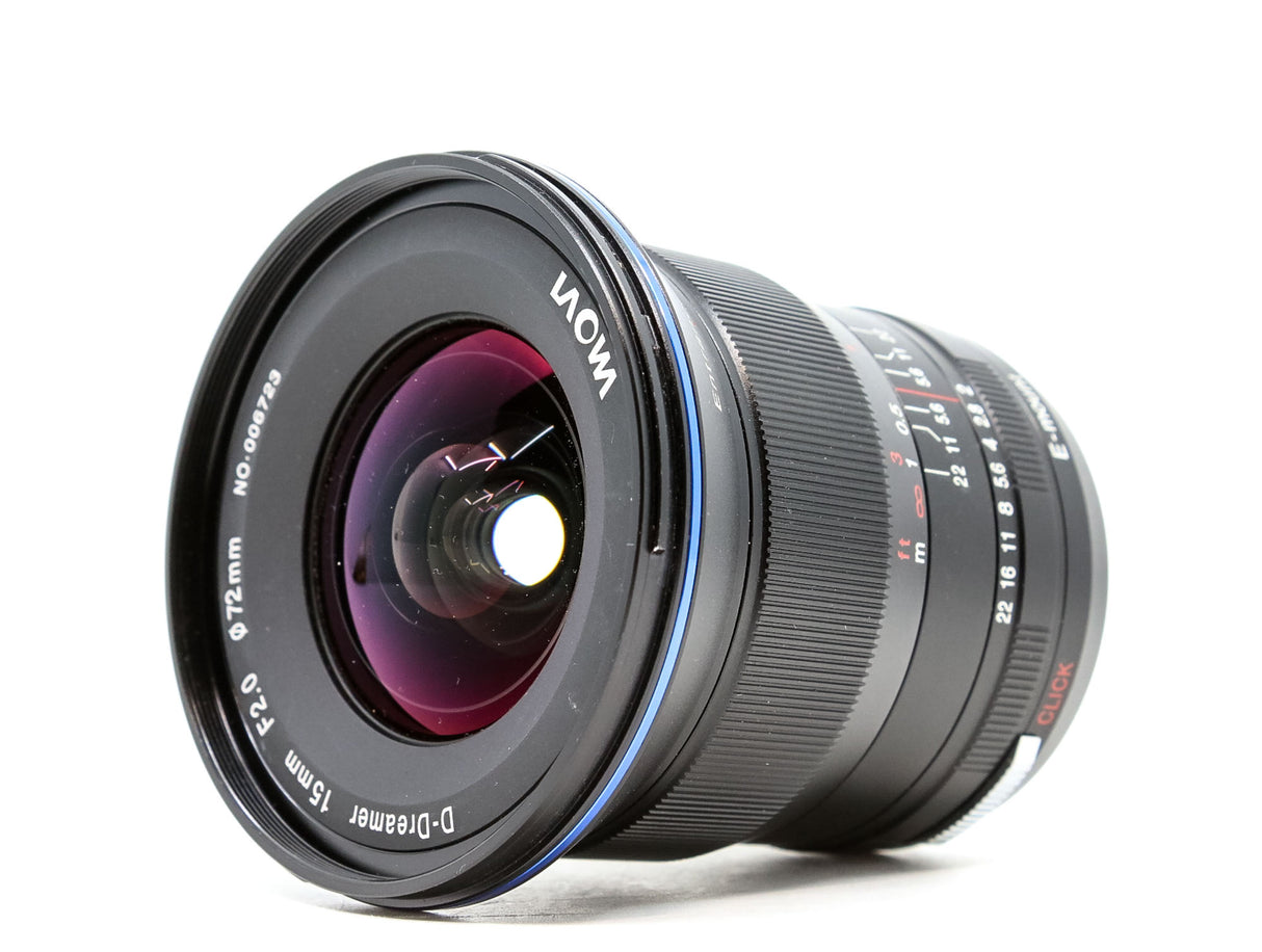 Venus Laowa 15mm f/2 Zero-D - compatibile con Sony FE