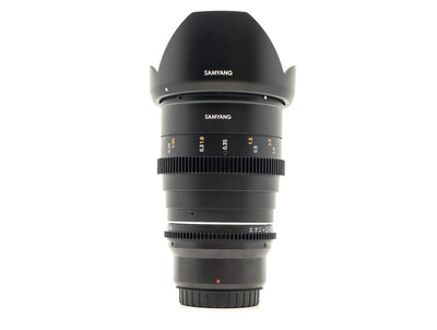 Samyang 24mm T1.5 Cine VDSLR MK2 – Sony FE Anschluss