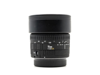 Sigma 15mm f/2.8 EX DG Fisheye – Sigma SA Anschluss