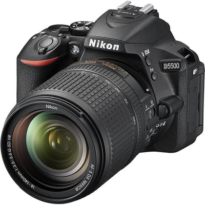 D5500 Spiegelreflexkamera - Schwarz + Nikkor AF-P DX 18-55mm f/3.5-5.6 G VR