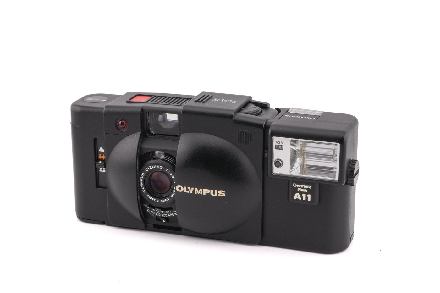 Olympus XA2 + A11 Elektronische Flitser · hoofdafbeelding