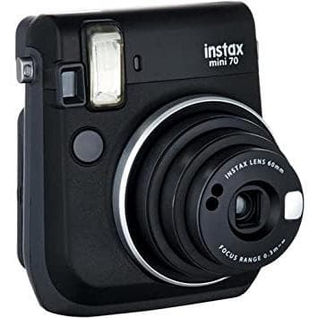 Fujifilm Instax Mini 70 - Schwarz + Fujinon 60mm f/12.7 Objektiv · Hauptbild