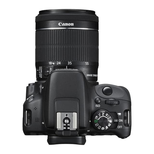 Canon EOS 100D Spiegelreflexkamera - Schwarz + EF-S 18-55mm f/4-5.6 IS STM Objektiv · Hauptbild