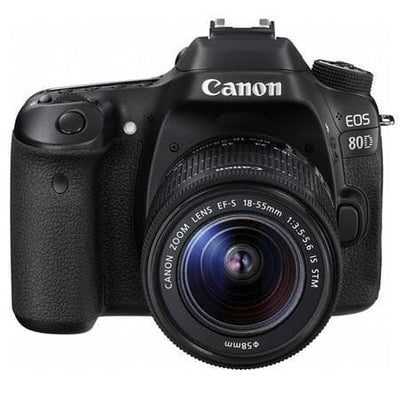 EOS 80D Reflex - Noir + Objectif Canon EF-S 18-55mm f/3.5-5.6 IS STM