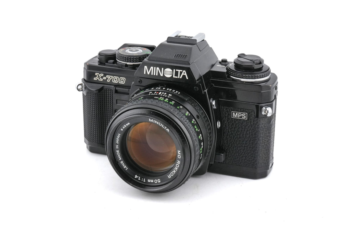 フィルムカメラ Minolta X-700 35mm Minolta MD 50mm F 1.4 Minolta X-700 + 50mm f1.4 MD Rokkor – Camera Market