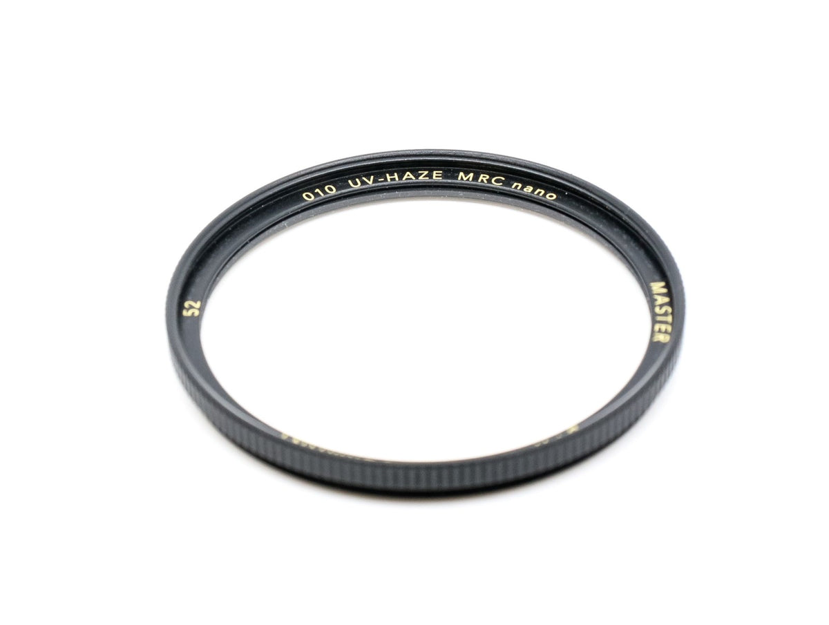 B+W 52mm MASTER 010 UV-Haze MRC Nano Filter · immagine principale