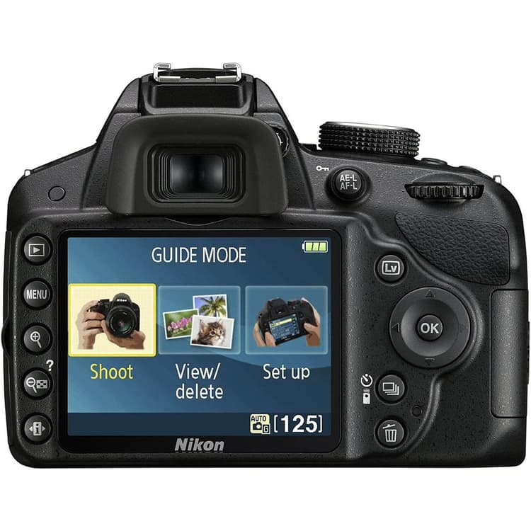 【A’saru】Nikon d3200 Black Amazon.com: Nikon D3200 24.2 MP CMOS Digital SLR con lente de zoom