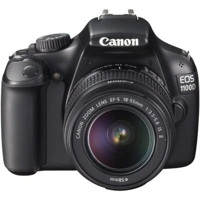 EOS 1100D SLR - Schwarz + Canon EF-S 18-55mm f/3.5-5.6 IS II Objektiv