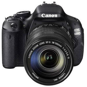 EOS 600D SLR - Black + Canon Zoom Lens EF-S 18-135mm f/3.5-5.6 IS 18-135mm