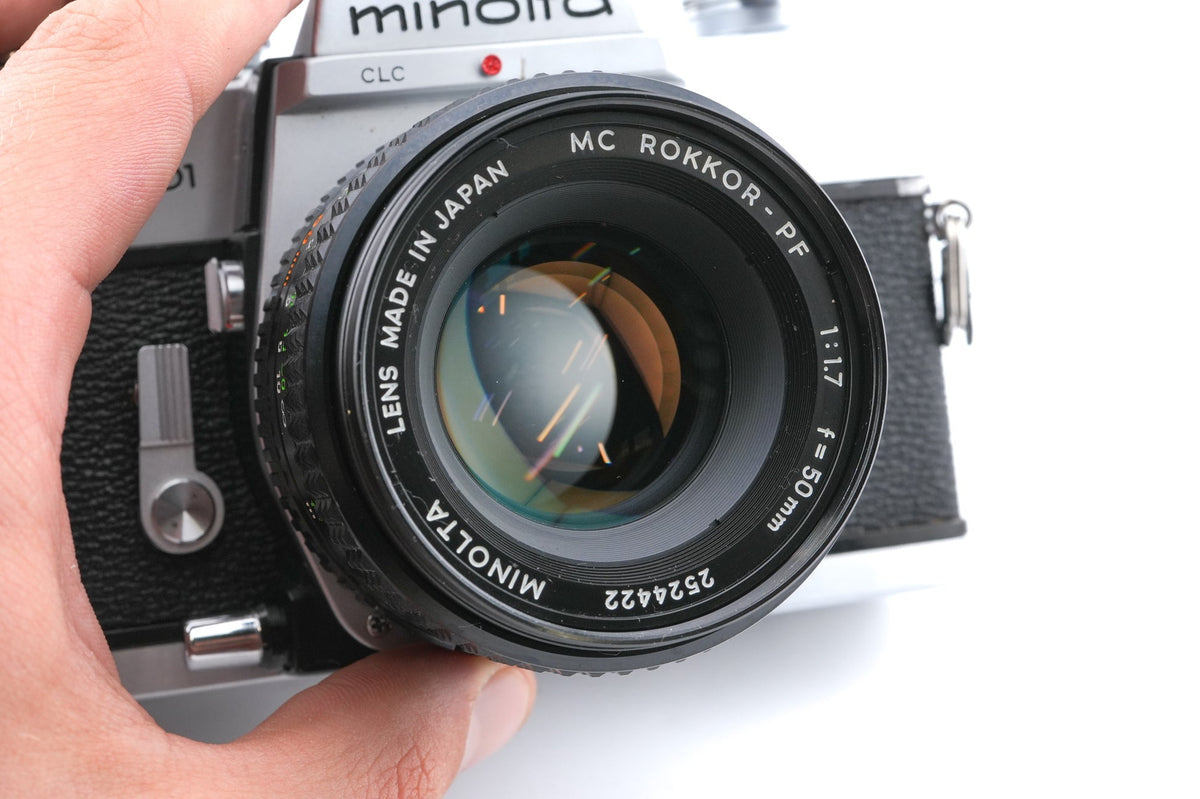 【名機】Minolta SR-T 101 + MC ROKKOR 50mm Minolta SR-T 101 + 50mm f1.7 MC Rokkor-PF – Camera Market