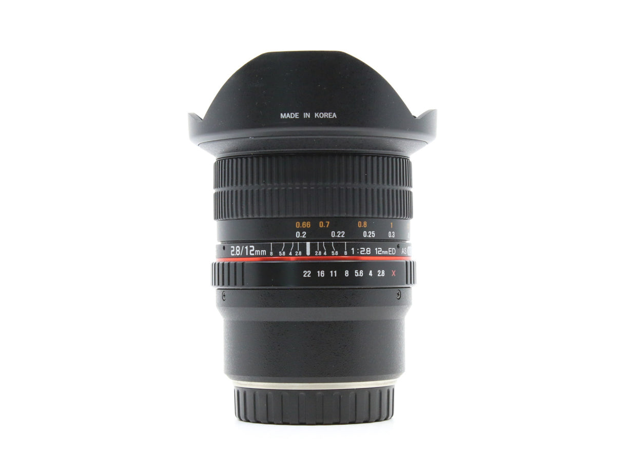 Samyang 12mm f/2.8 ED AS NCS Fisheye - Fujifilm X Fit