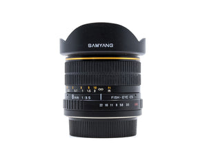 Samyang 8mm f/2.8 UMC Fisheye II - Canon EF-M fit