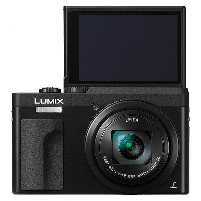 Lumix DC-TZ90 Compact Camera - Black + Leica Lumix f/3.3-6.4 24