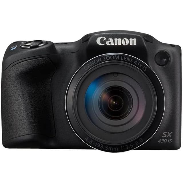 PowerShot SX430 IS Compact Camera - Black + Canon Zoom Lens 45x IS 4.3