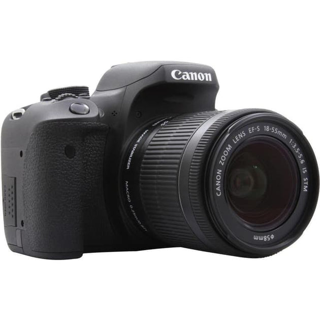 EOS 750D SLR - Black + Canon Canon Zoom Lens EF-S 18-55mm f/3.5
