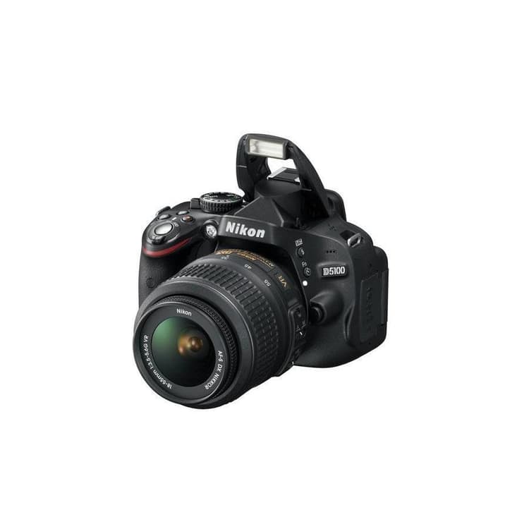 SLR D5100 - Black + Nikon AF-S DX Nikkor 18-55mm f/3.5-5.6G II ED