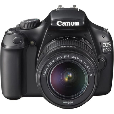 EOS 1100D SLR - Black + Canon Zoom Lens EF-S 18-55mm f/3.5-5.6 III f/3.5-5.6 III 