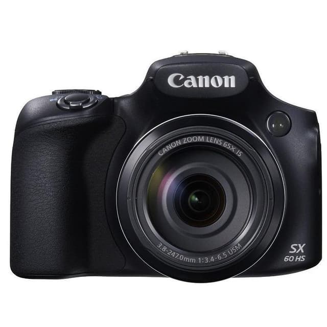 Bridge PowerShot SX60 HS Camera - Black + Canon Zoom Lens 65x IS