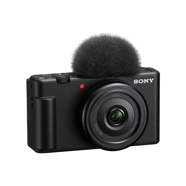 ZV-1F Kompaktkamera – Schwarz + Sony Tessar AF f/2-f/7.6mm f/2 · Hauptbild