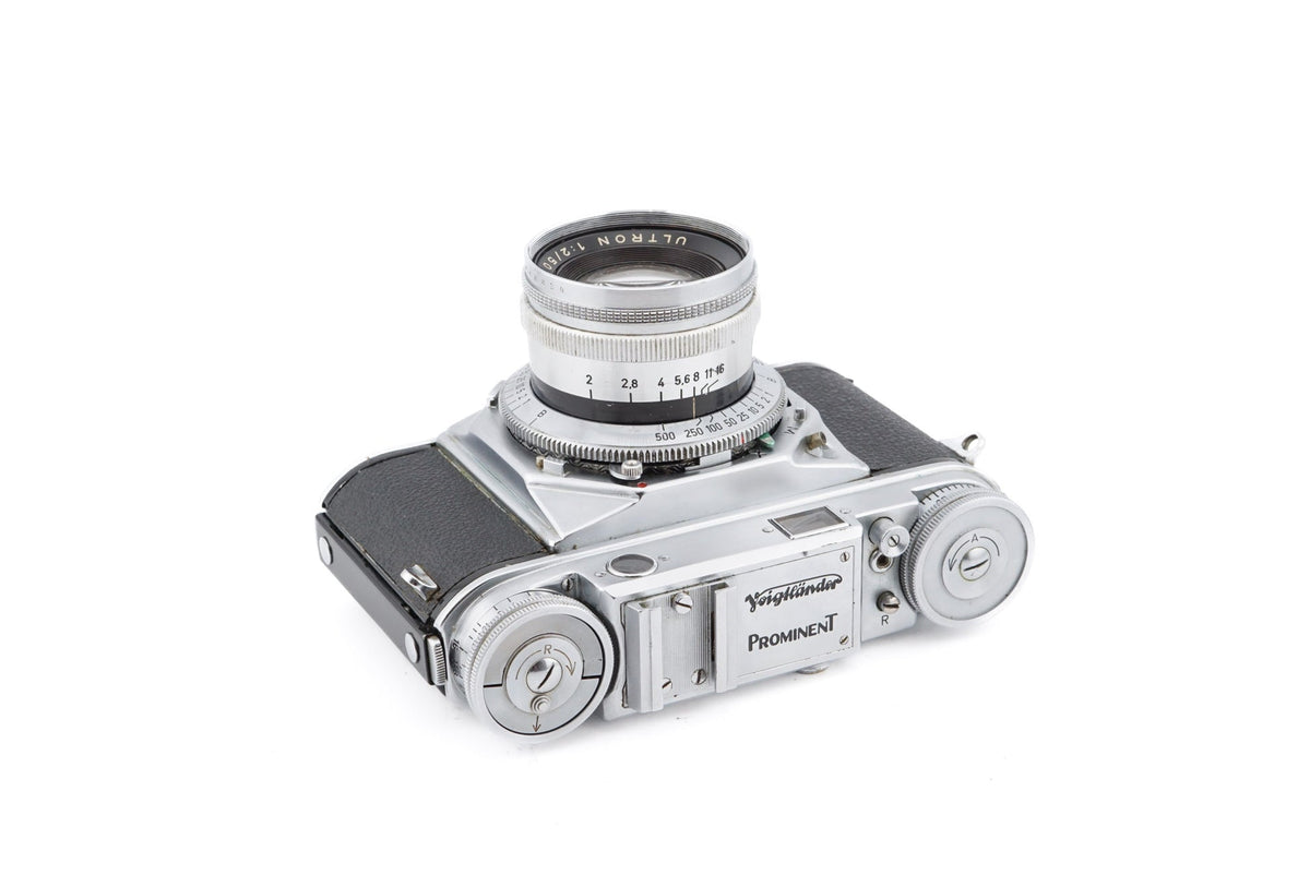 Voigtländer Prominent I + 50mm f2 Ultron de Segunda Mano – Camera