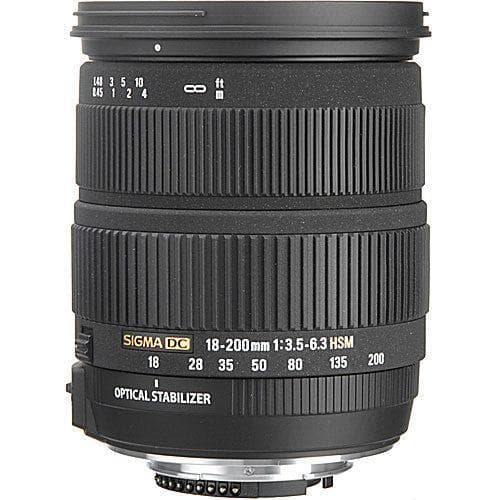 Sigma Nikon EF 18-200mm f/3.5-6.3 Lenses