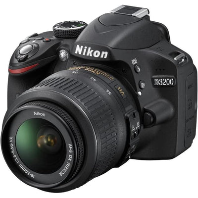 SLR D3200 - Black + Nikon AF-S DX Nikkor 18-55mm f/3.5-5.6G VR II f/3.5-5.6 