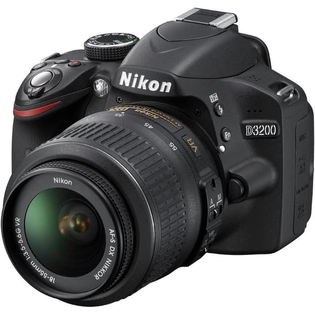 SLR D3200 - Black + Nikon AF-S DX Nikkor 18-55mm f/3.5-5.6G VR II