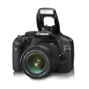 EOS 550D SLR - Black + Canon Canon Zoom Lens EF-S 18-55mm f/3.5-5.6 f/3.5-5.6