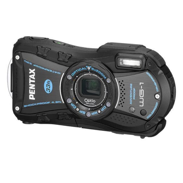 Compactcamera Optie WG-1 - Zwart/Grijs + Pentax 5x Zoom 28-140 mm f/3.5 · hoofdafbeelding