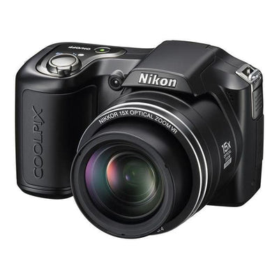 Bridge Camera Coolpix L100 - Zwart + Nikon Nikkor 15x Optische Zoom VR 5.0-75.0mm f/3.5-5.4