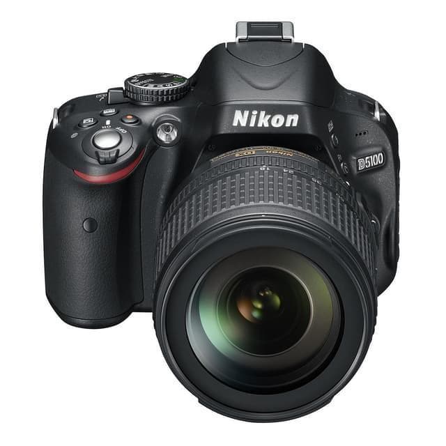 SLR D5100 - Schwarz + Nikon Nikkor AF-S DX Zoom 18-70mm f/3.5-4.5G IF-ED f/3.5-4.5 · Hauptbild