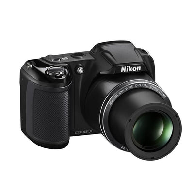 Nikon Bridge Coolpix L340 4-112mm 1:3.1-5.9 – Schwarz + Nikon 4-112mm 1:3.1-5.9 f/3.1-5.9