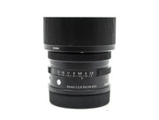 Sigma 45mm f/2.8 DG DN Contemporary - L fit