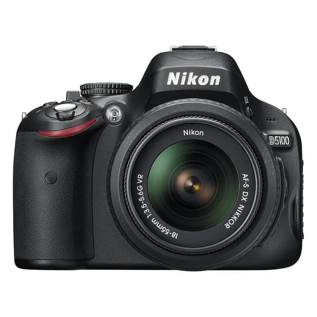 SLR D5100 - Black + Nikon AF-S DX Nikkor 18-55mm f/3.5-5.6G VR f