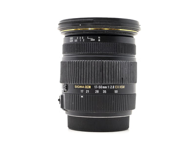 Sigma 17-50mm f/2.8 EX DC - Sony A Anschluss