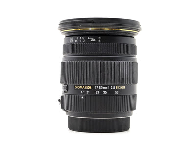 Sigma 17-50mm f/2.8 EX DC - Sony A Anschluss