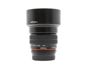 Walimex Pro 85mm f/1.4 AS IF UMC - Pentax Fit de segunda mano en Camera Market