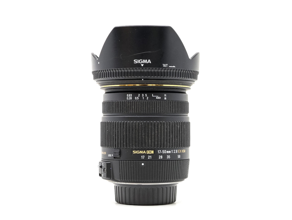 ニコン用 SIGMA 17-50mm F2.8 EX DC OS HSM 広角 Sigma 17-50mm f/2.8 EX DC OS HSM - Nikon Fit – Camera Market
