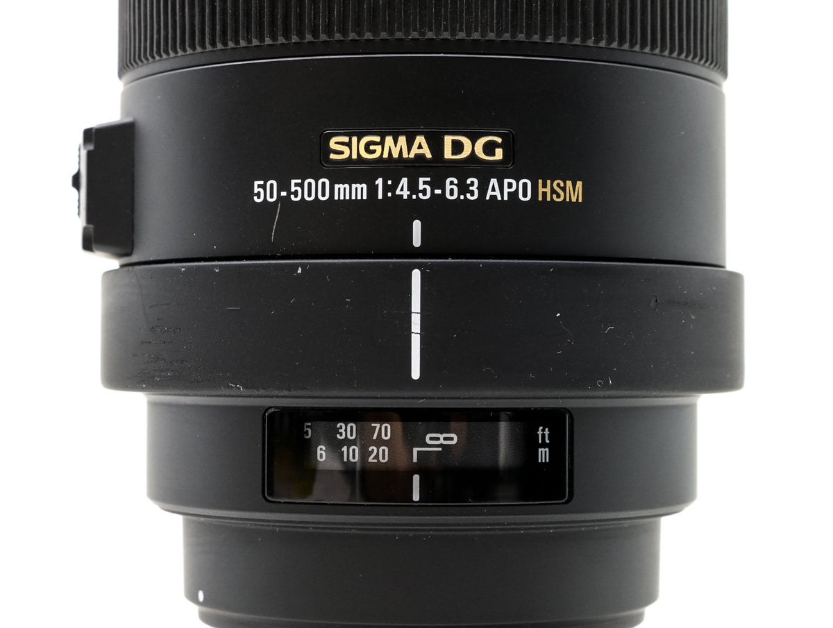 Sigma 50-500mm f/4-6.3 EX APO DG HSM - Canon EF Anschluss – Camera
