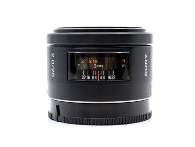 Sony 28mm f/2.8 SAL - Geschikt voor Sony A