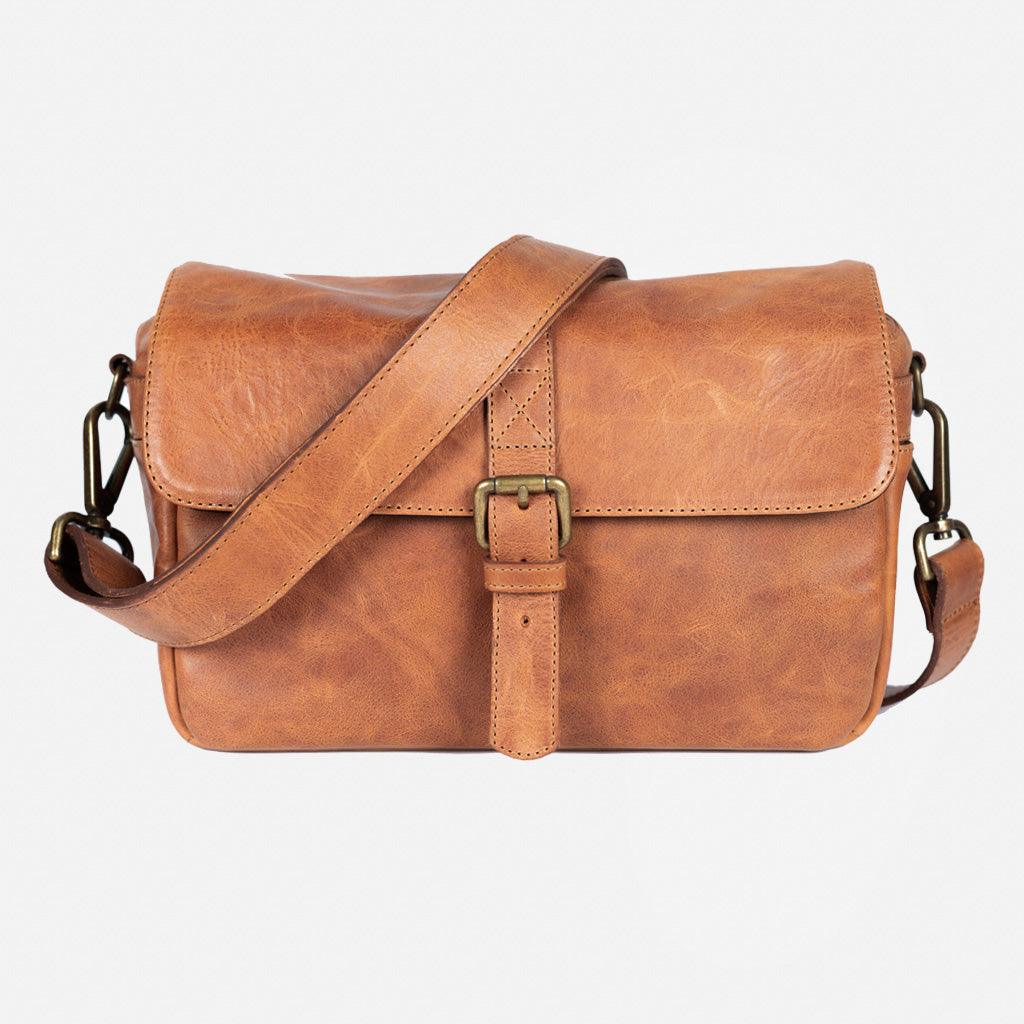 París tanned Leather Camera Bag · imagen principal