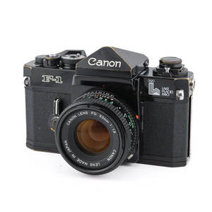 Canon F-1n + 50mm f1.8 FDn - Cámara Analógica Vintage Reflex Premium de 35mm SLR