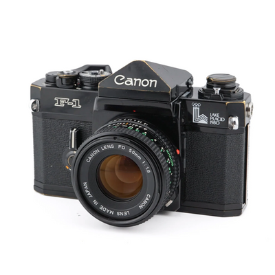 Canon F-1n + 50mm f1.8 FDn - Premium Vintage 35mm Spiegelreflexcamera