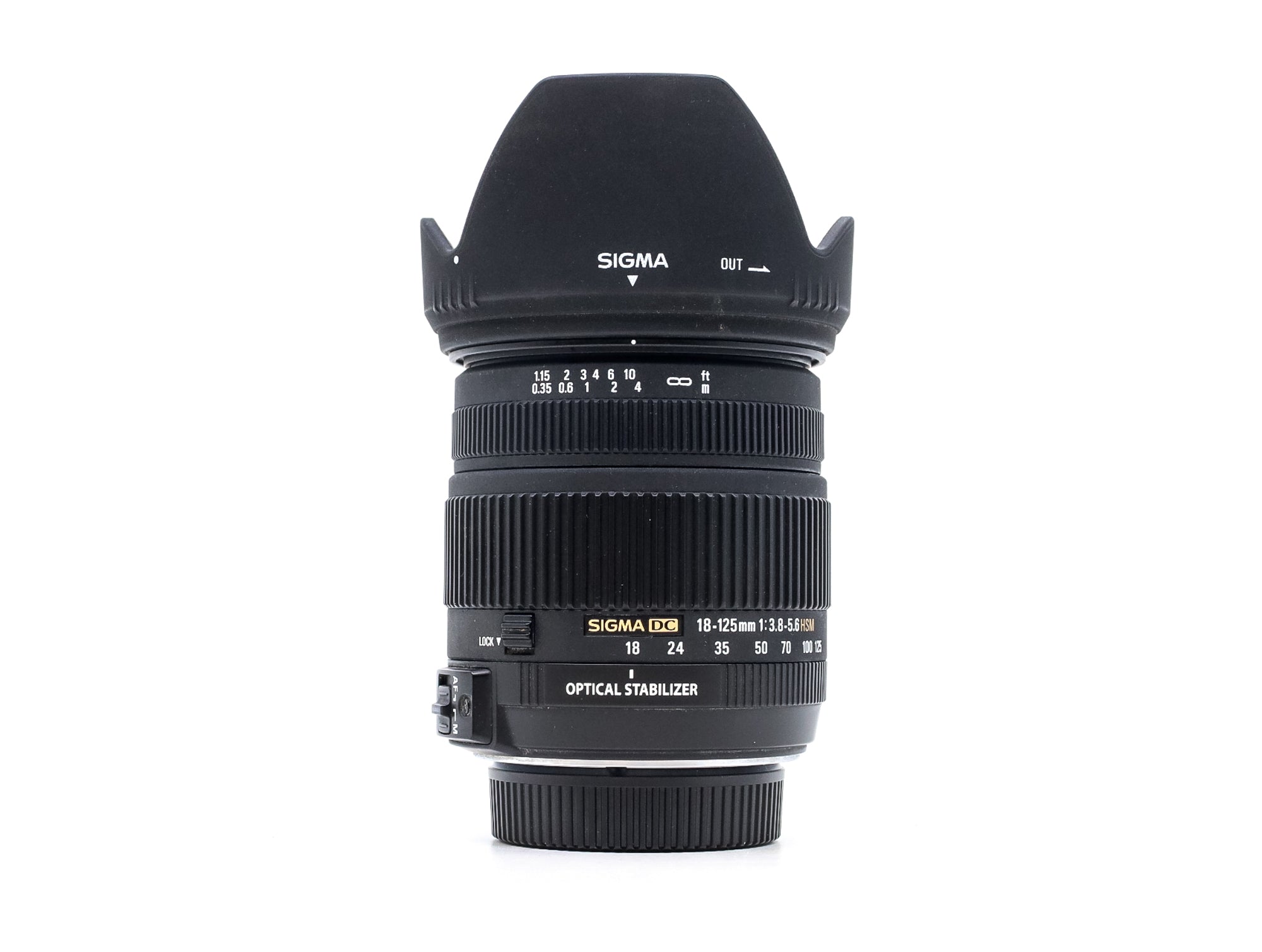 Sigma 18-125mm f/3.8-5.6 DC OS HSM - Nikon Fit – Camera Market Sigma 18-125mm f/3.8-5.6 DC OS HSM - Nikon Fit – Camera Market