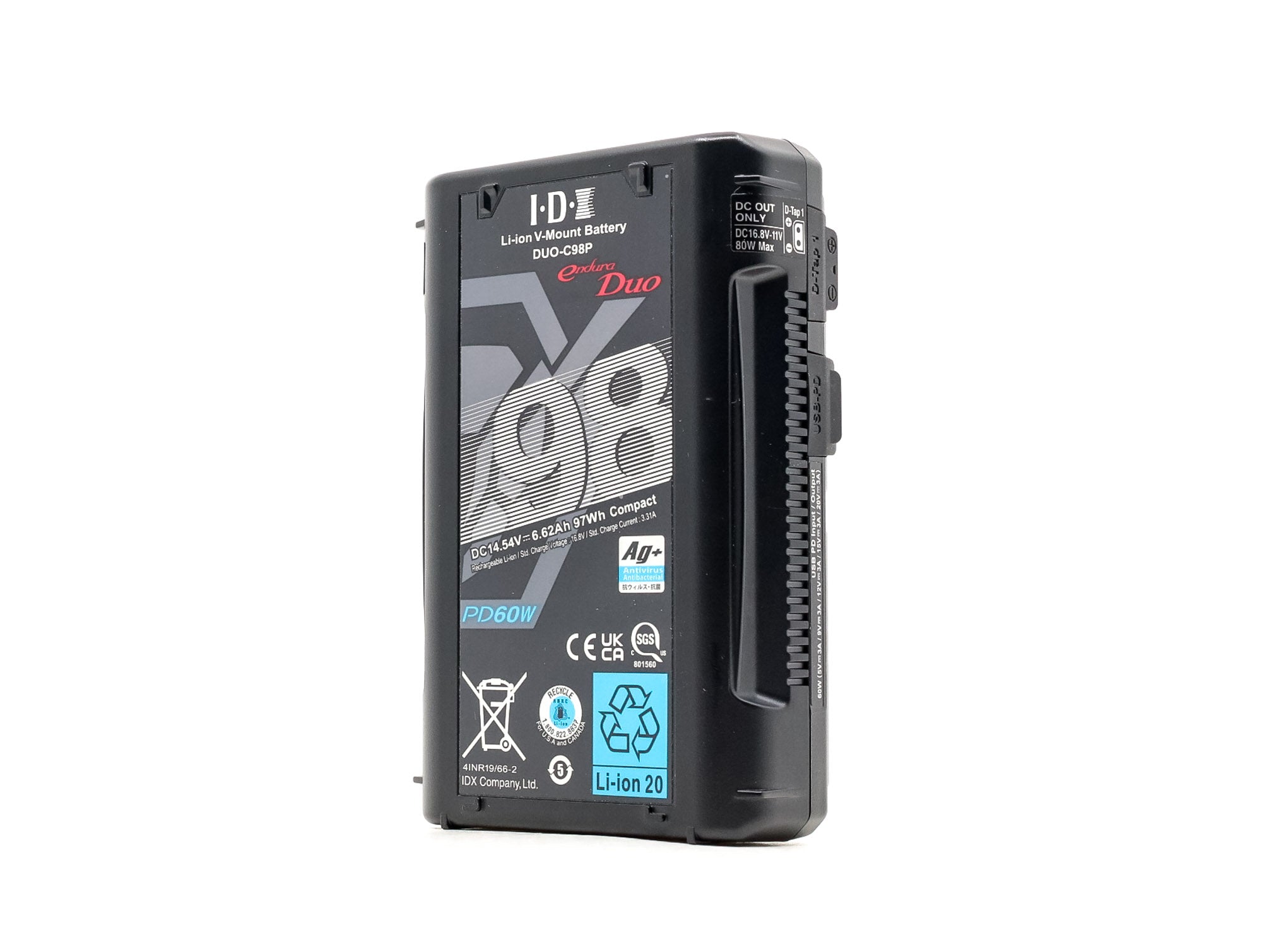 IDX DUO-C98P V-Mount Battery Used | 12-Month Warranty – Camera Market