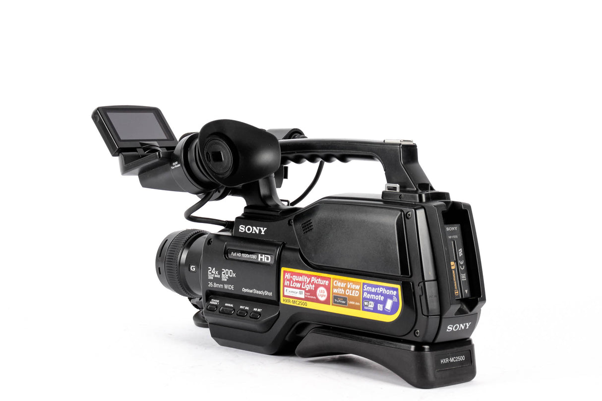Sony Hxr Mc2500 P2500 Video Camera Black Fixed Sony HXR MC2500 HD